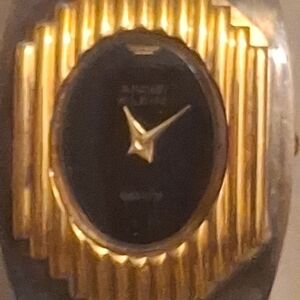 Anne Klein Gold and Black Women's Watch